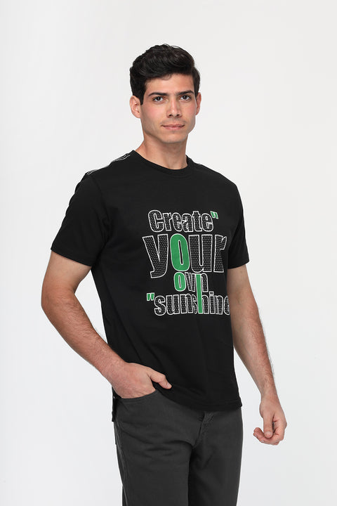 Regular Fit T-Shirt Black