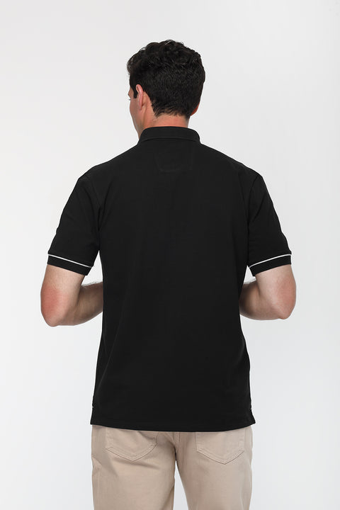 Polo Shirt Regular Fit Black
