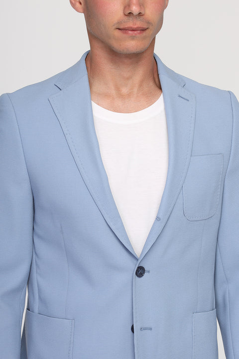 Slim Fit Blazer Light Blue