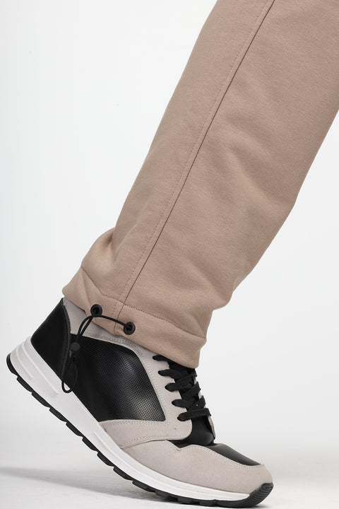 Cargo Sweat Pants Beige