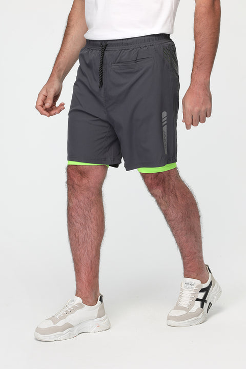 Regular Fit Sports Short Gray