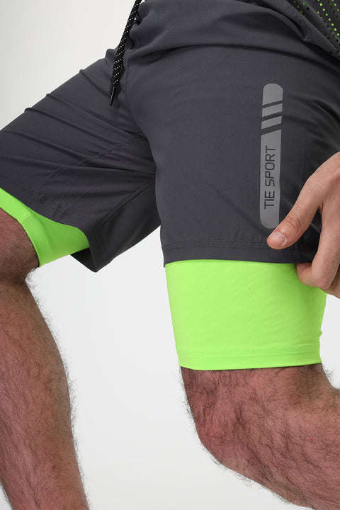 Regular Fit Sports Short Gray