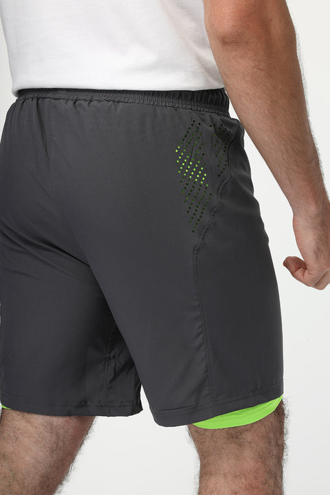 Regular Fit Sports Short Gray