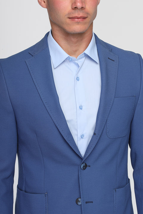 Slim Fit Blazer Blue