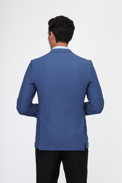 Slim Fit Blazer Blue