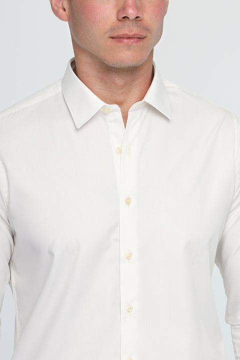 Classic Shirt  Slim Fit Off White