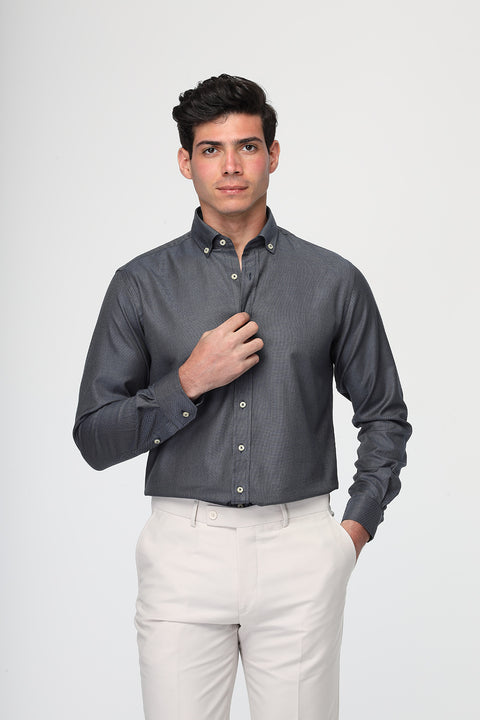 Regular Fit Shirt Gray