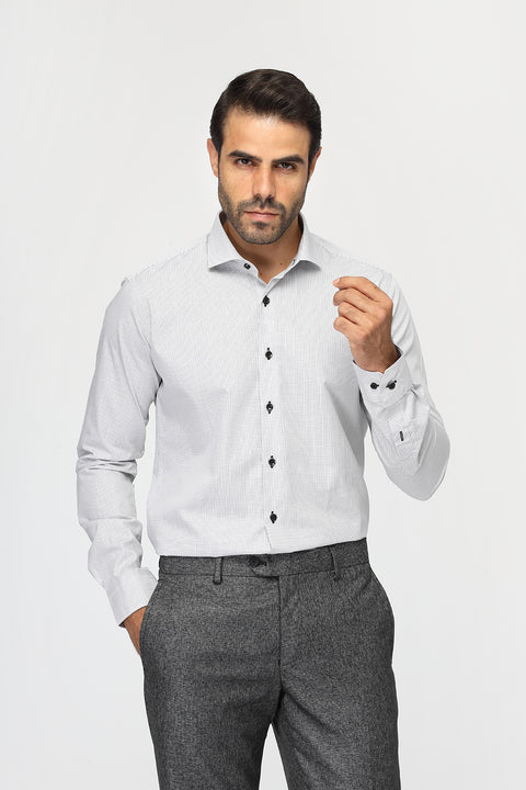 Slim Fit Shirt Light Gray