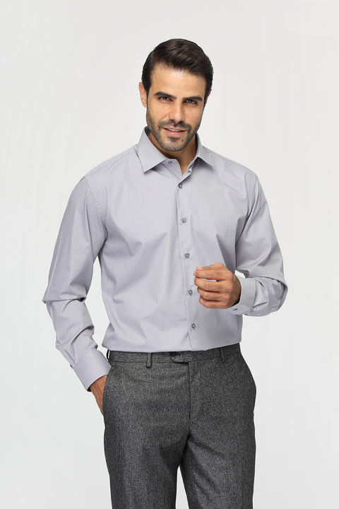 Classic Shirt  Regular fit  Gray