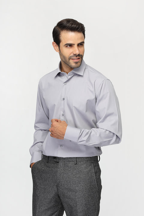 Classic Shirt  Regular fit  Gray