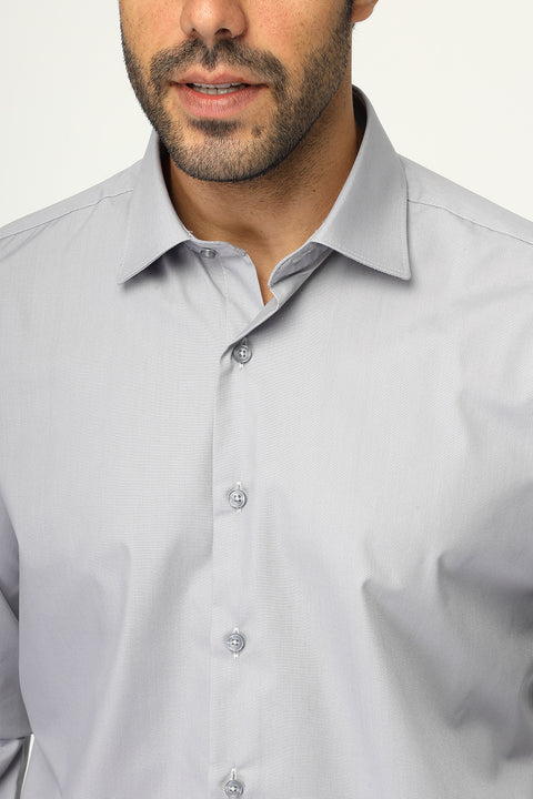 Classic Shirt  Regular fit  Gray