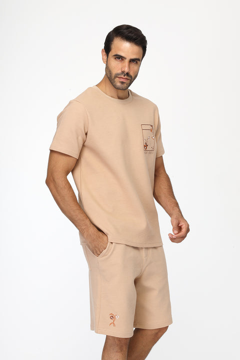 Regular Fit Set Beige