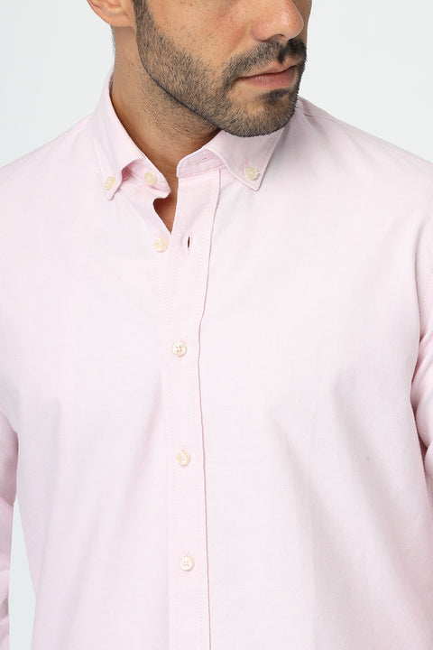 New Fit Shirt Oxford Rose 100% cotton
