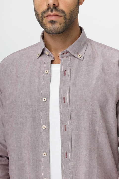 New Fit Shirt Dark Red