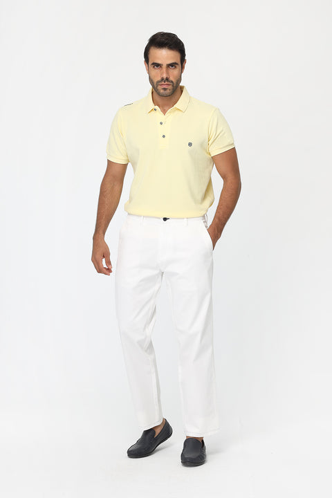 Regular Fit Chino Off White