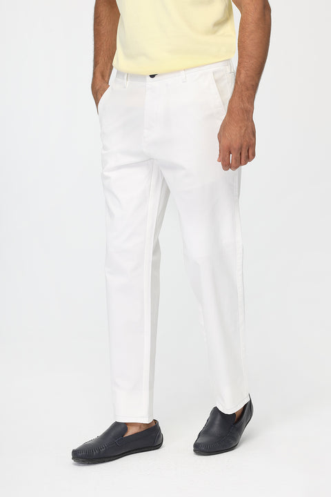 Regular Fit Chino Off White