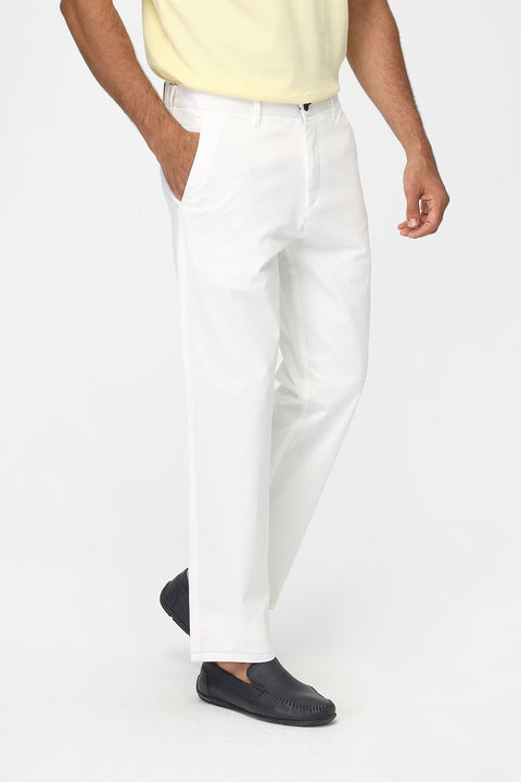 Regular Fit Chino Off White