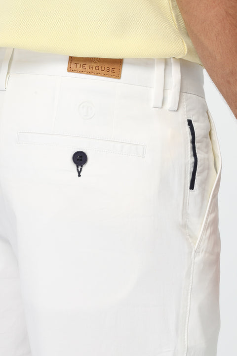 Regular Fit Chino Off White