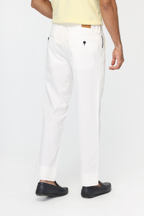 Regular Fit Chino Off White