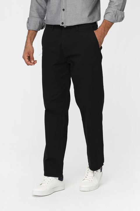 Regular Fit Chino Black