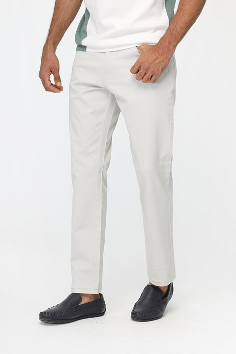 Slim Fit Chino Light Gray