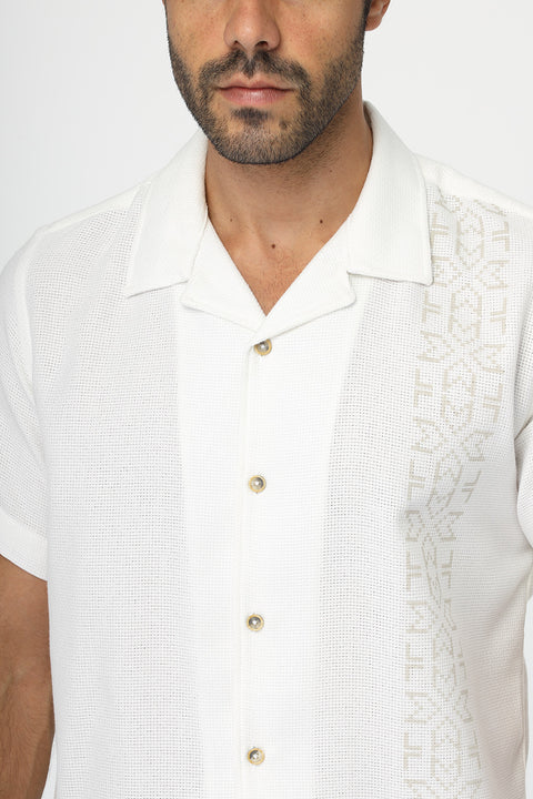 New Fit Shirt Half White
