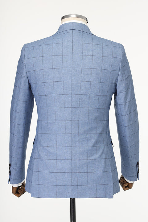 Slim Fit Suit Light Blue