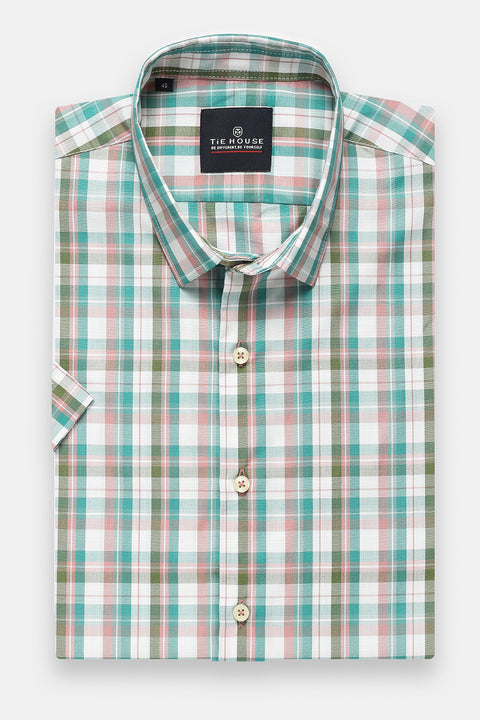 New Fit Shirt Half Light Green