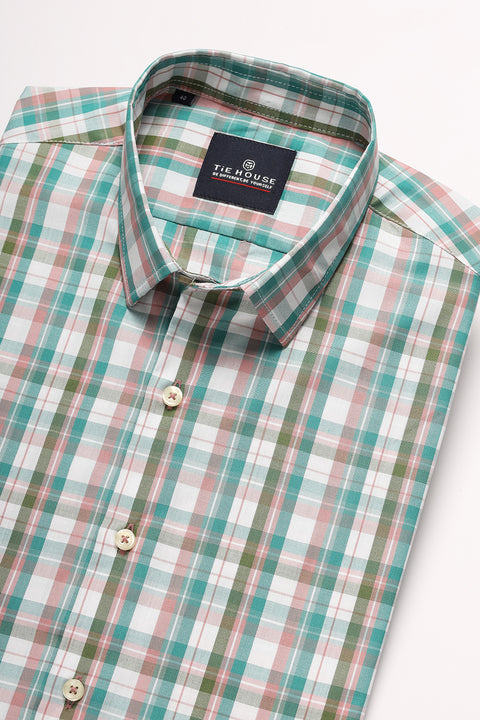New Fit Shirt Half Light Green