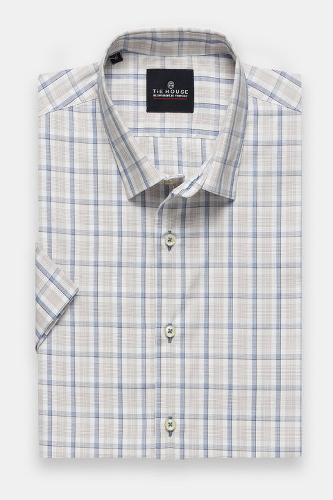 New Fit Shirt Half Light Blue