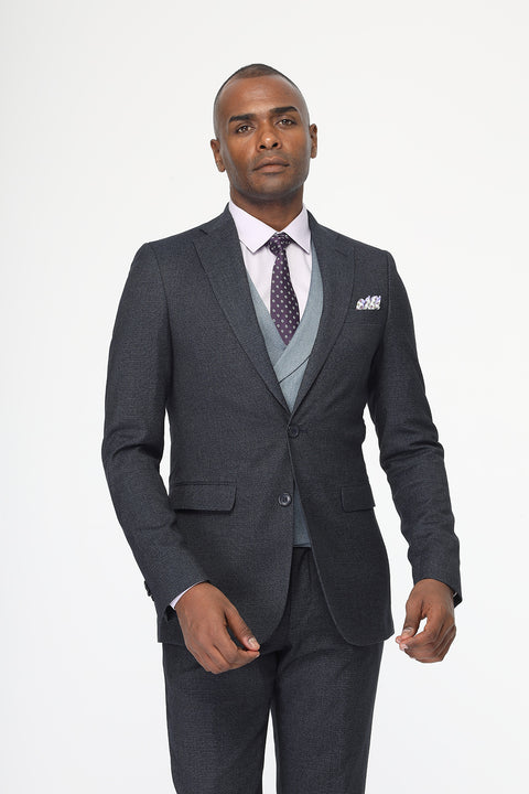 Slim Fit Suit Blue