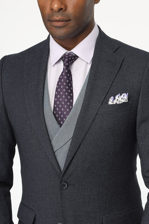 Slim Fit Suit Blue