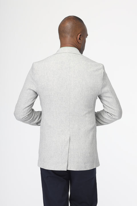 Slim Fit Blazer Gray