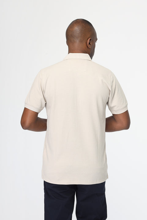 Polo Shirt Regular Fit Beige