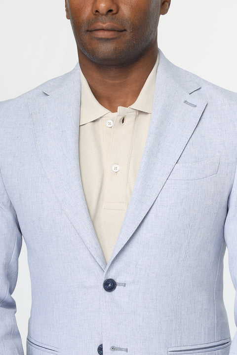 Slim Fit Blazer Light Blue