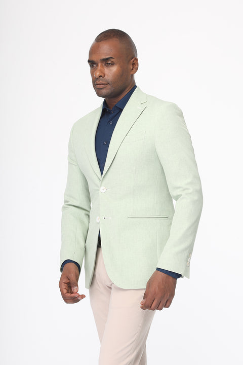 Slim Fit Blazer Light Green