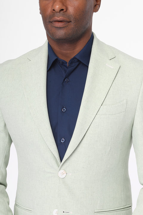 Slim Fit Blazer Light Green