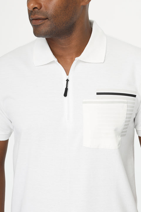 Polo Shirt Regular Fit White