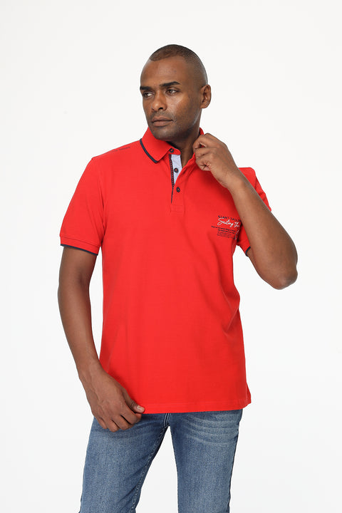 Polo Shirt Regular Fit Red