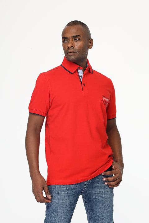 Polo Shirt Regular Fit Red