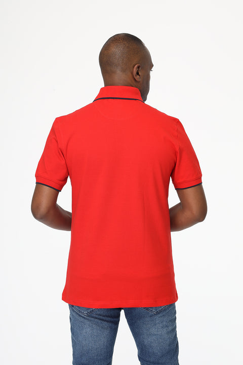 Polo Shirt Regular Fit Red
