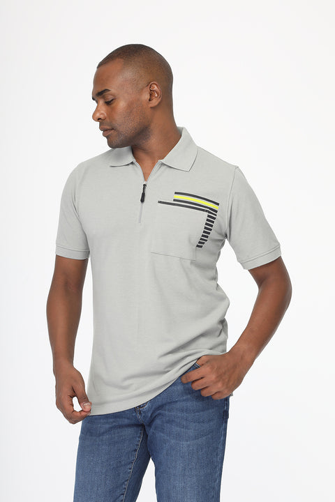 Polo Shirt Regular Fit Gray