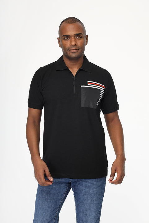 Polo Shirt Regular Fit Black
