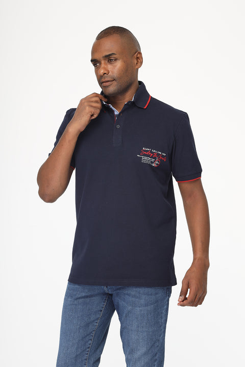 Polo Shirt Regular Fit Dark Blue