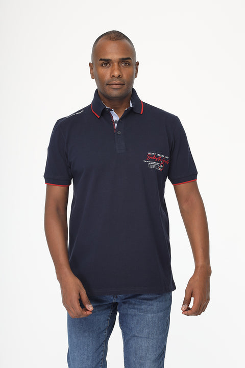 Polo Shirt Regular Fit Dark Blue