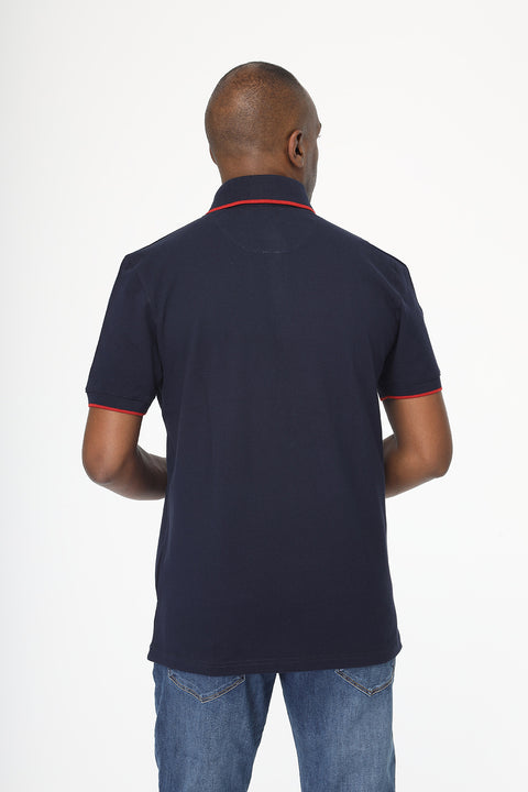 Polo Shirt Regular Fit Dark Blue