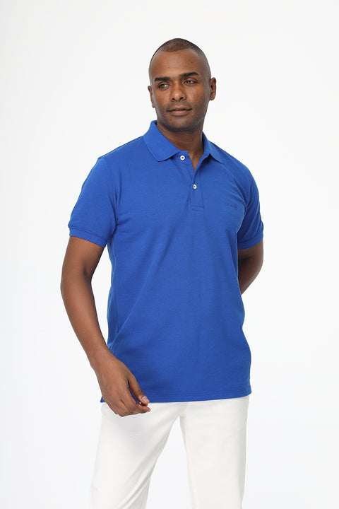 Polo Shirt Regular Fit Blue