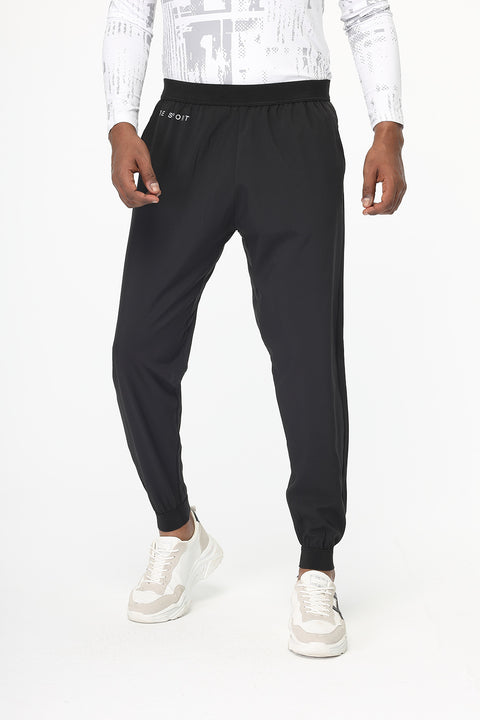 Regular Fit Sports Pants Black