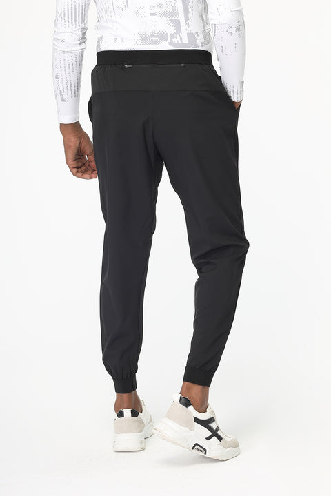 Regular Fit Sports Pants Black