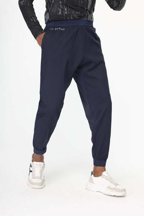 Regular Fit Sports Pants Dark Blue